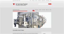 Desktop Screenshot of branscheid-gmbh.net